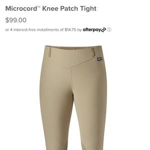Kerrits microcord knee patch right